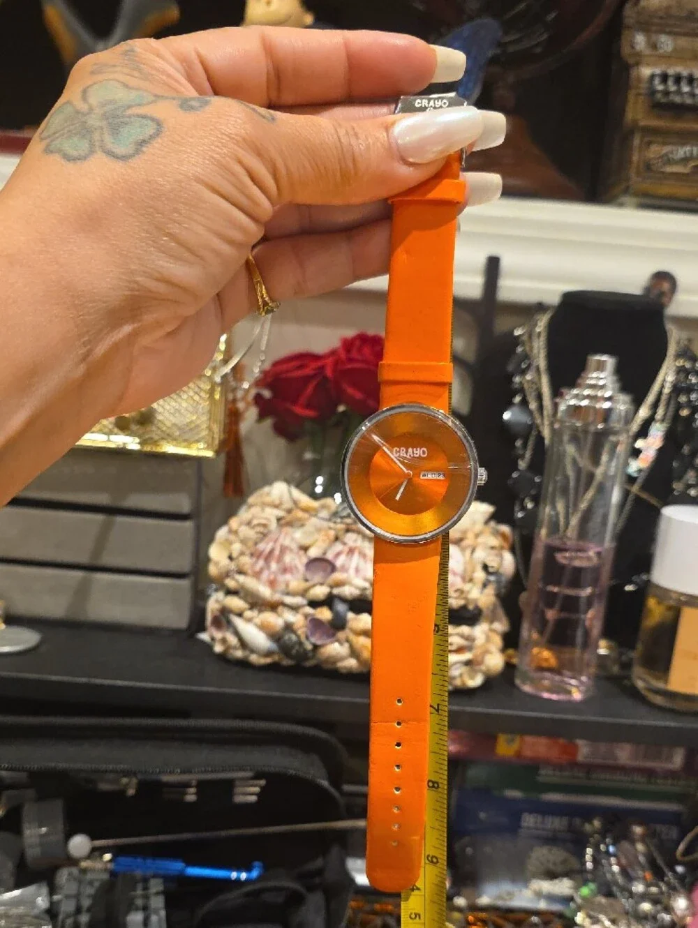 Orange Crayo Watch New Battery